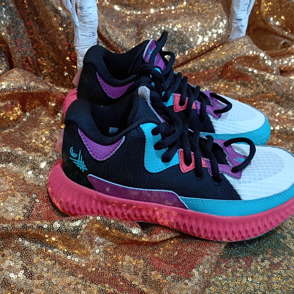 Fortune Crossover Culture Women's Athletic Shoes - Black, Pink, Teal